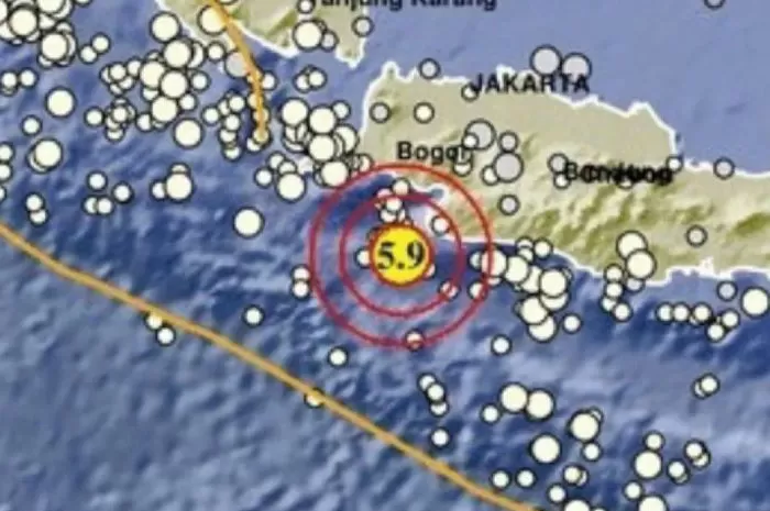 Gempa Magnitudo 5,9 Guncang Banten, Terasa hingga Sukabumi