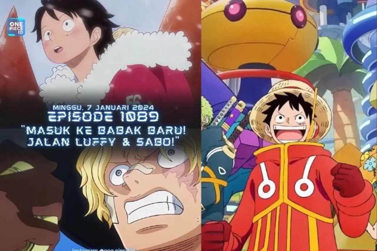 Jadwal Tayang One Piece 1089 Sub Indo: Link Nonton dan Spoiler Entering a New Chapter, Luffy and Sabo's Paths!