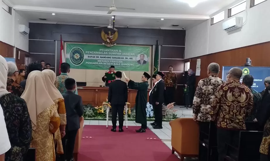 Nandang Sunandar Resmi Menjabat Panitera Di Pengadilan Negeri Kls 1.A Bale Bandung
