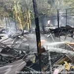 Binuang Kebakaran, Sepuluh Rumah Hangus Terbakar
