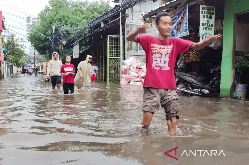 Enam Ruas Jalan di Jakarta Masih Tergenang, Tiga Pohon Tumbang dan Beberapa wilayah Terdampak Banjir