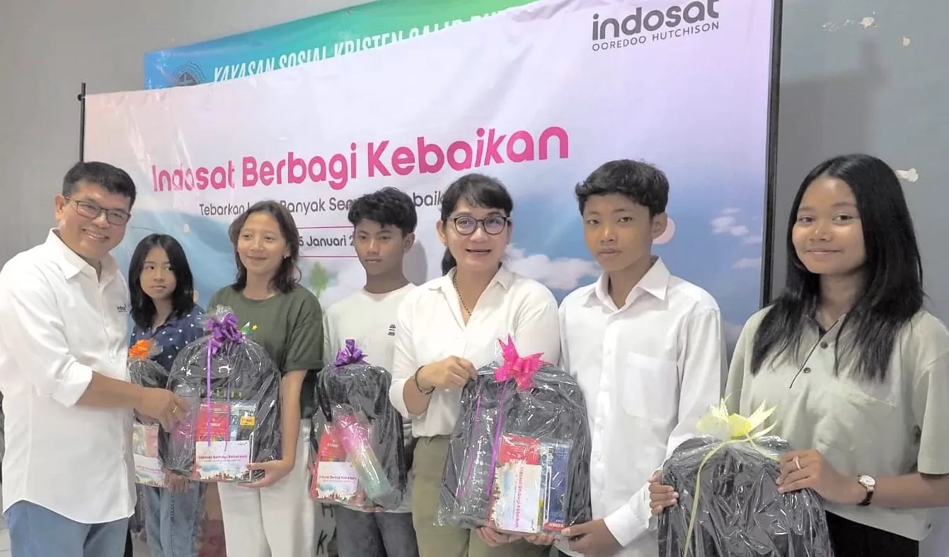 Indosat Berbagi Kebaikan Bersama Anak Panti Asuhan Salib Putih Salatiga