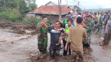 Sebanyak 256 Warga Terdampak Banjir Lahar Gunumg Marapi