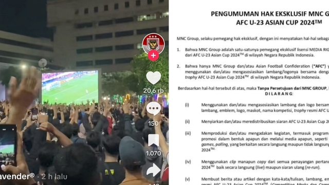 Heboh MNC Larang Nobar Piala Asia Tanpa Izin, Begini Komentar Menohok Hasyim Muhammad