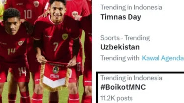 Gara-Gara Aturan Nobar Timnas U-23 di Piala Asia, Hashtag Boikot MNC Membahana di Media Sosial