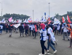 Momentum Prabowo Sapa Ribuan Warga Pontianak dari Hujan Hingga Cerah Lagi