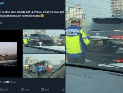 Viral Fortuner Mobil Dinas Polri Picu Kecelakaan Beruntun di Tol MBZ, Disorot karena Pelat Berubah