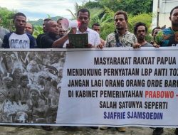 Warga Papua Tolak Sjafrie Sjamsoeddin Jadi Menteri Kabinet Prabowo