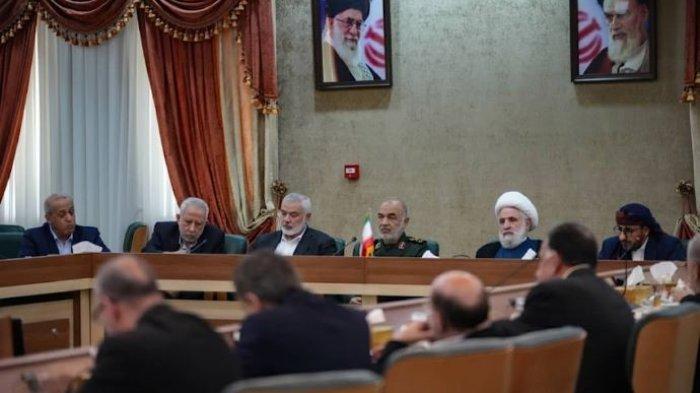 Hamas, Hizbullah, Houthi Kumpul di Teheran Rapat dengan Panglima IRGC dan Komandan Quds Iran