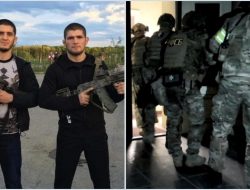 Gym Milik Khabib Nurmagomedov Digrebek Tentara Rusia, The Eagle Buka Suara